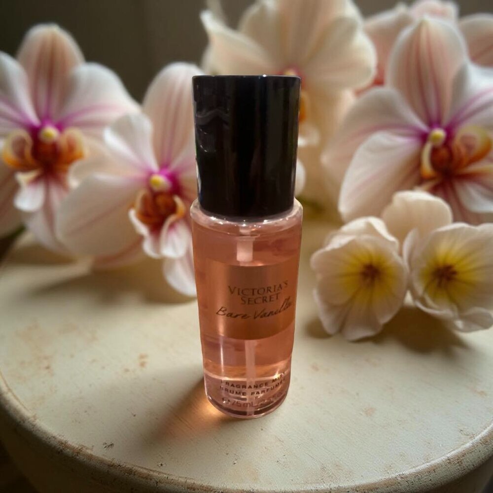 Victoria's Secret Bare Vanilla Fragrance Mist Body Spray – 2.5 oz Travel Size